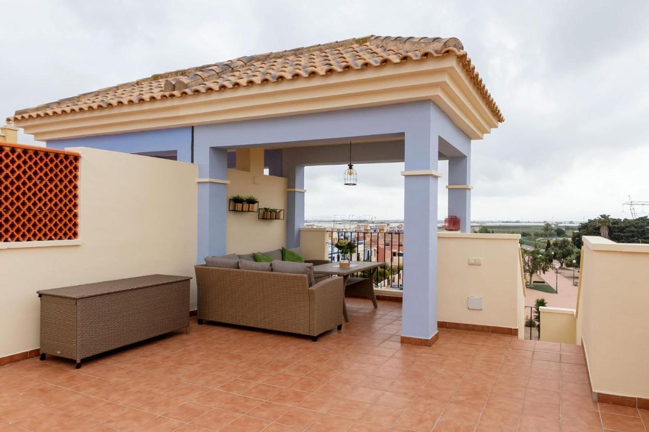 Atico Con Terraza-Solarium Y Piscina 4-6 Personas Wifi A/C Apartment Roda Exterior foto